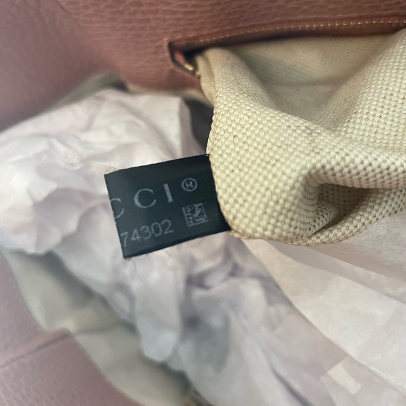 Gucci Pink Leather Tote Bag - Picture 10 of 13